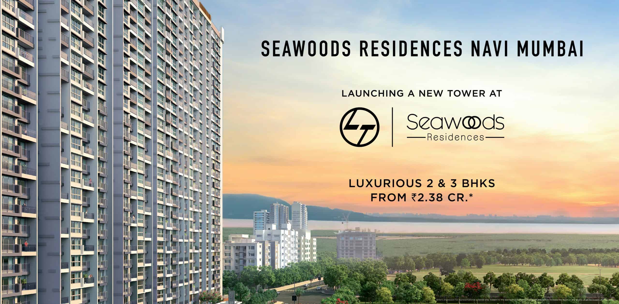 L&T Seawoods Residences - Launching a new Tower - desktop masthead