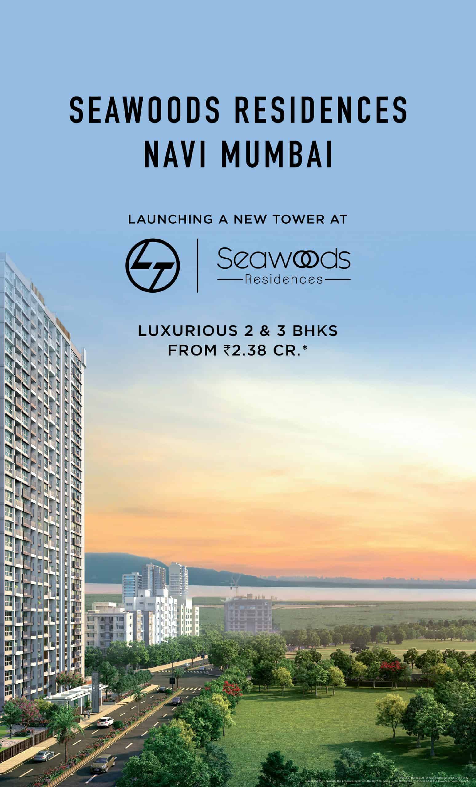 L&T Seawoods Residences - Launching a new Tower - mobile masthead