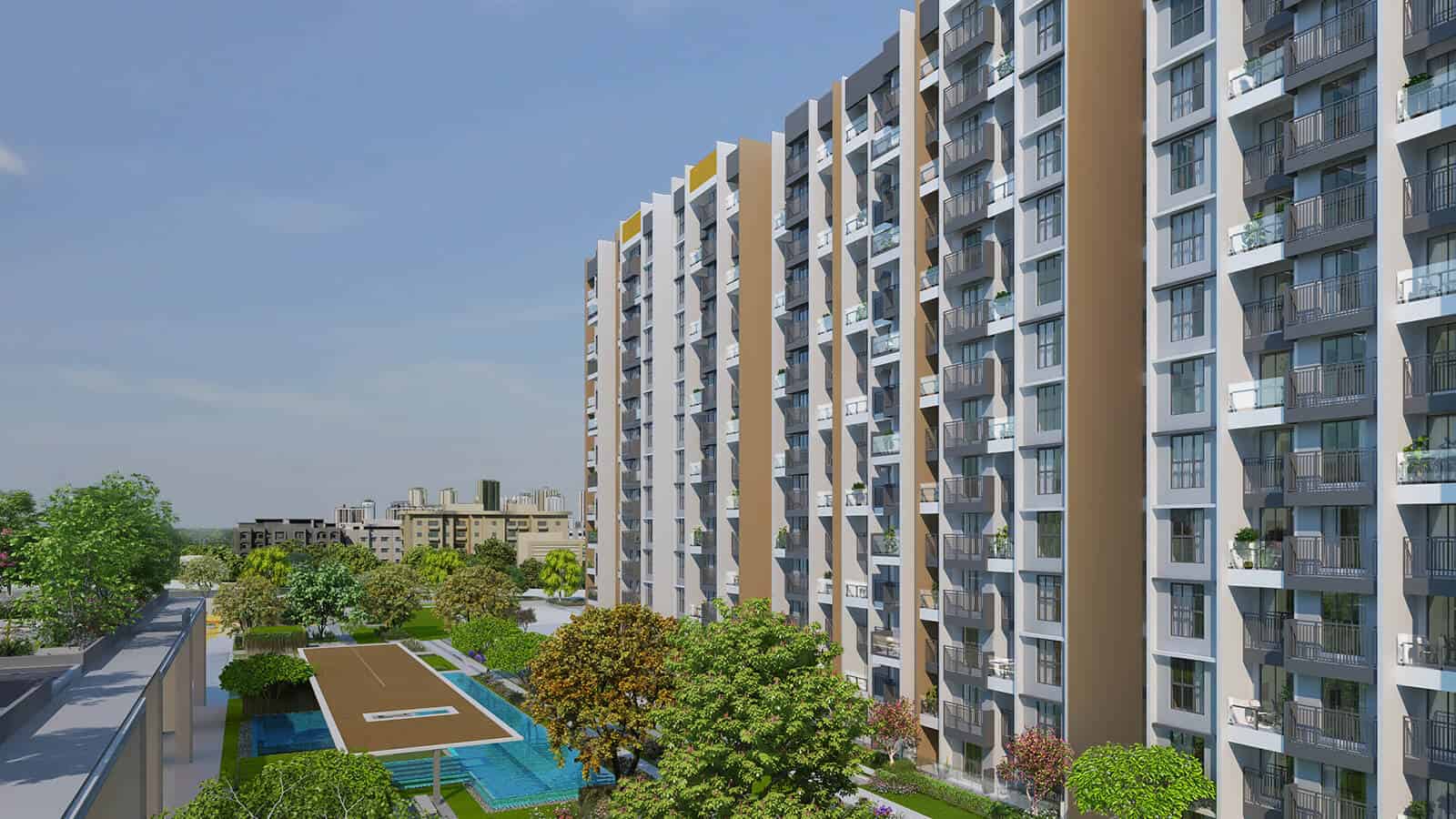 L&T Realty West Square Seawoods 2, 3 & 4 BHK Flats in Navi Mumbai