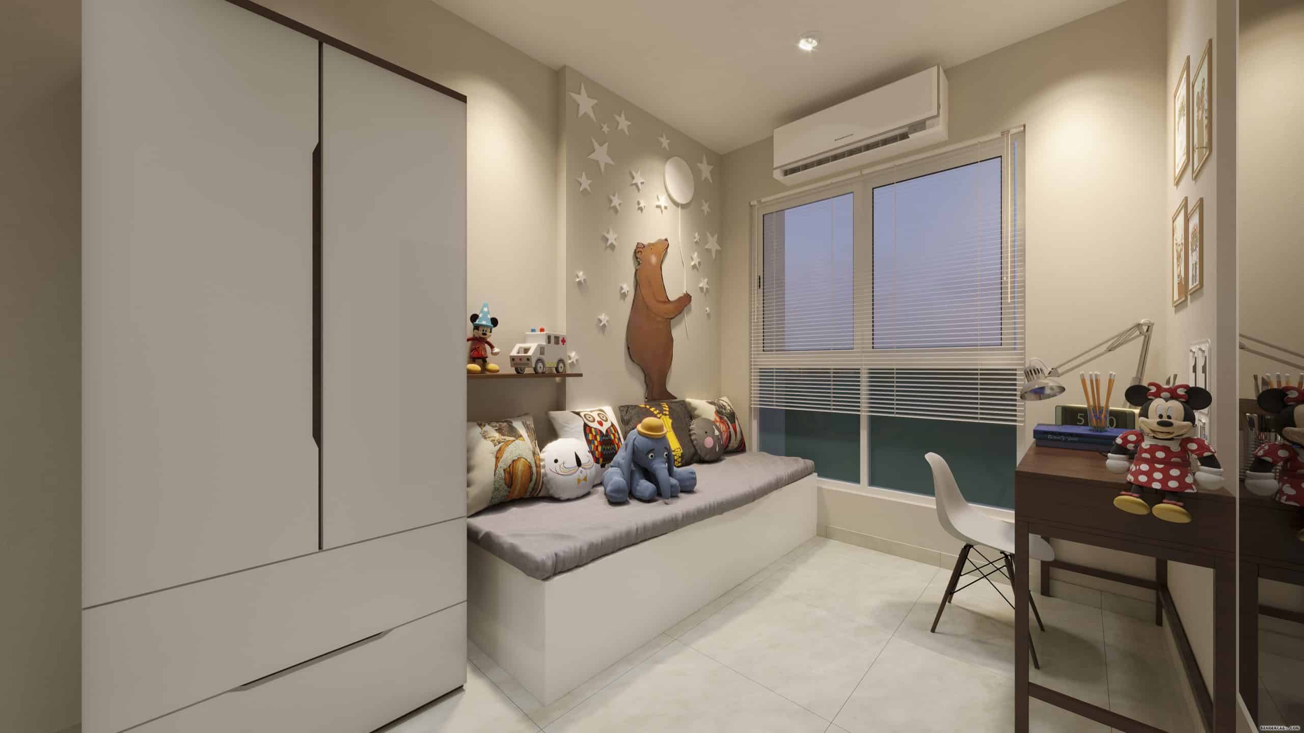 2 BHK Children's Room View of Centrona