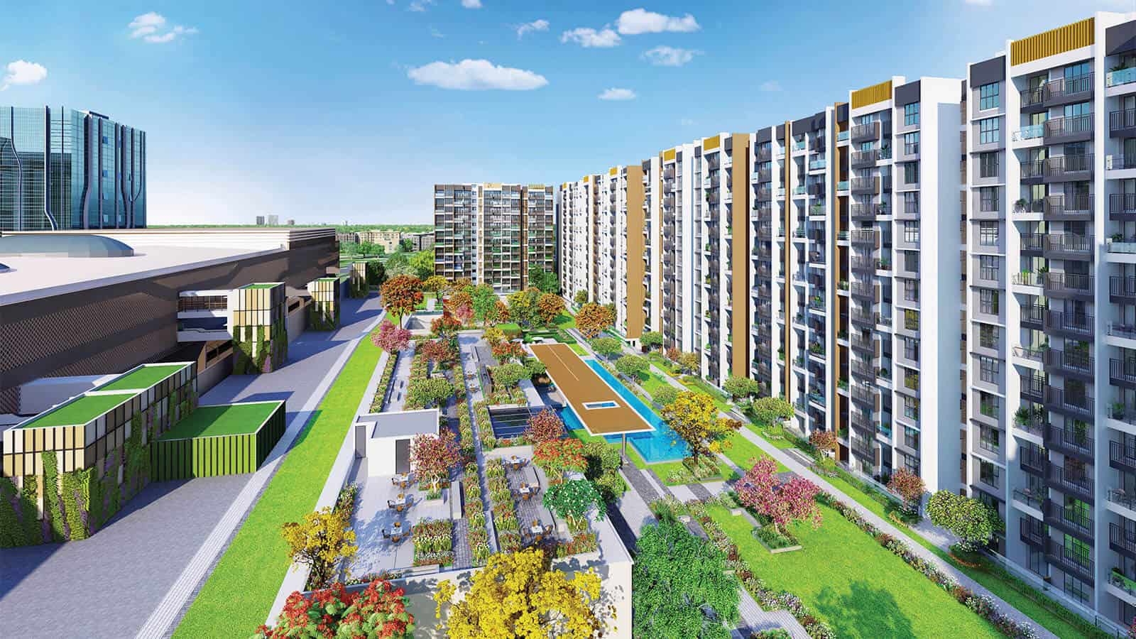 2 & 3 bhk luxury flats for sale in Seawood Navi mumbai