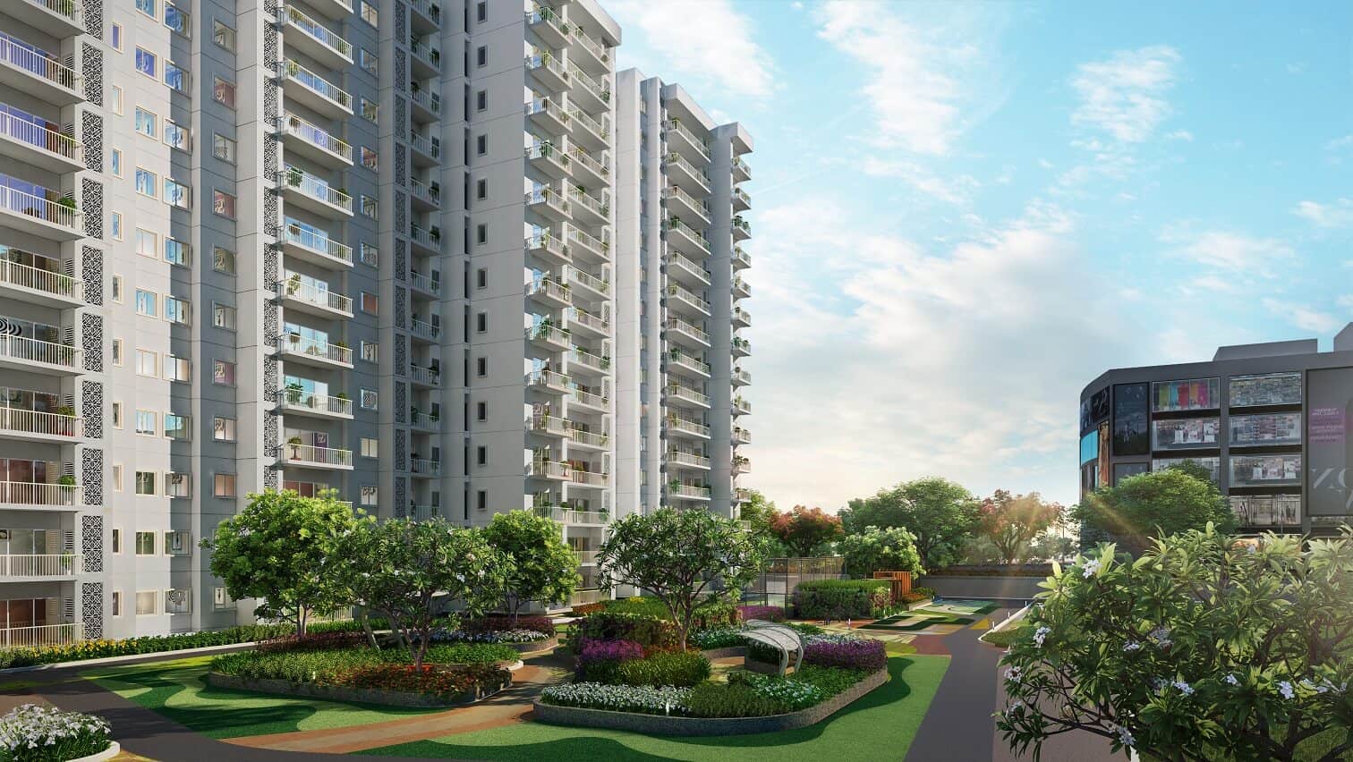 3BHK, 4BHK Luxury Apartments Bangalore, Flats in Hebbal Olivia Raintree Boulevard