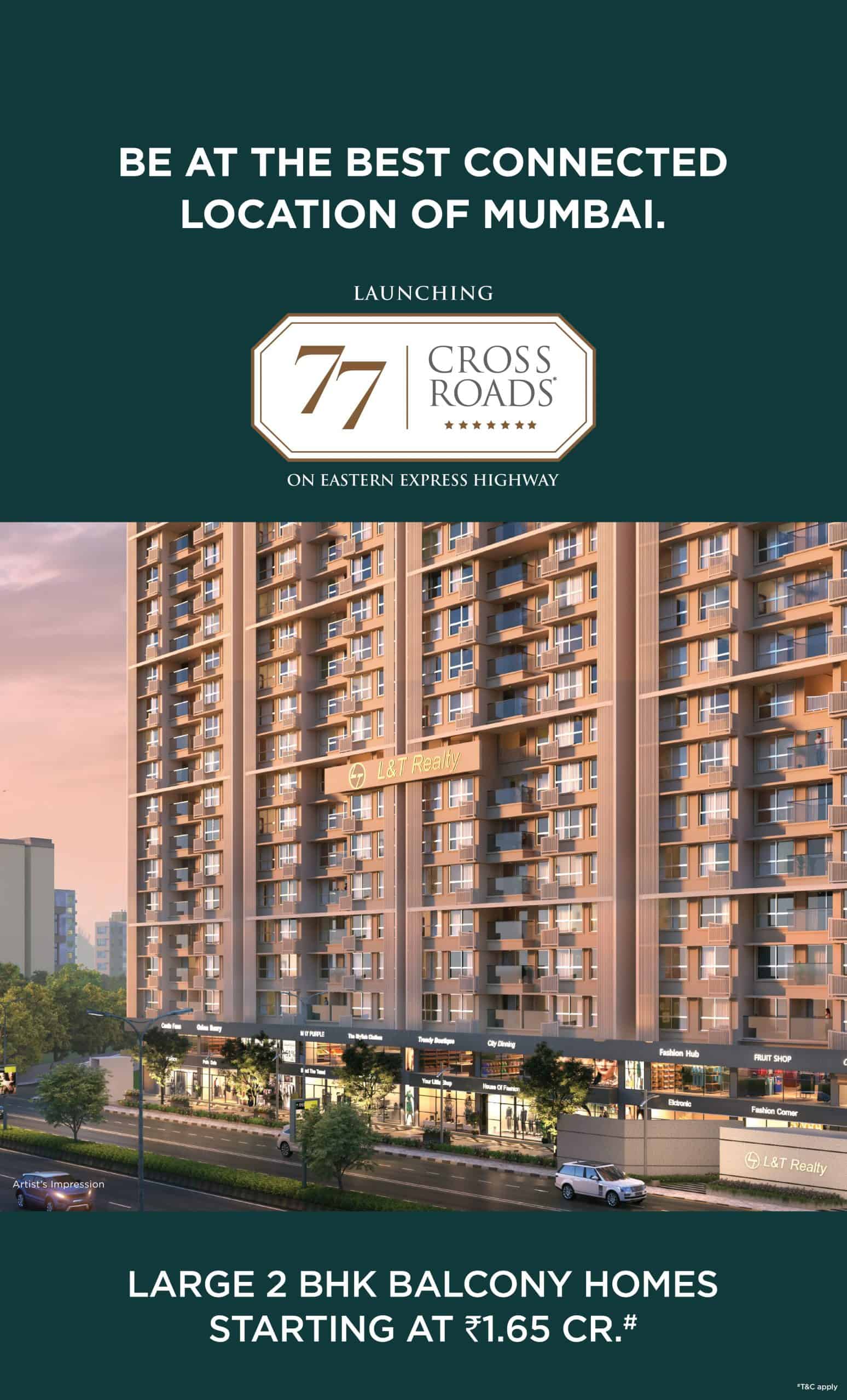 Launching L&T Realty 77 Crossroads - Mobile version
