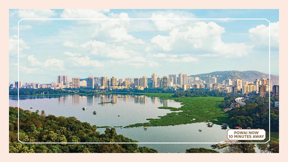 L&T Realty 77 Crossroad-Powai now 10 minutes away