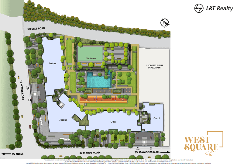 L&T Realty West Square Site Plan