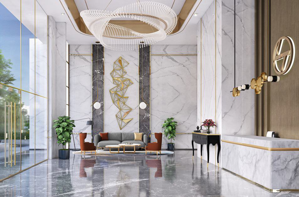 Tower Lobby at L&T Realty Avinya Enclave